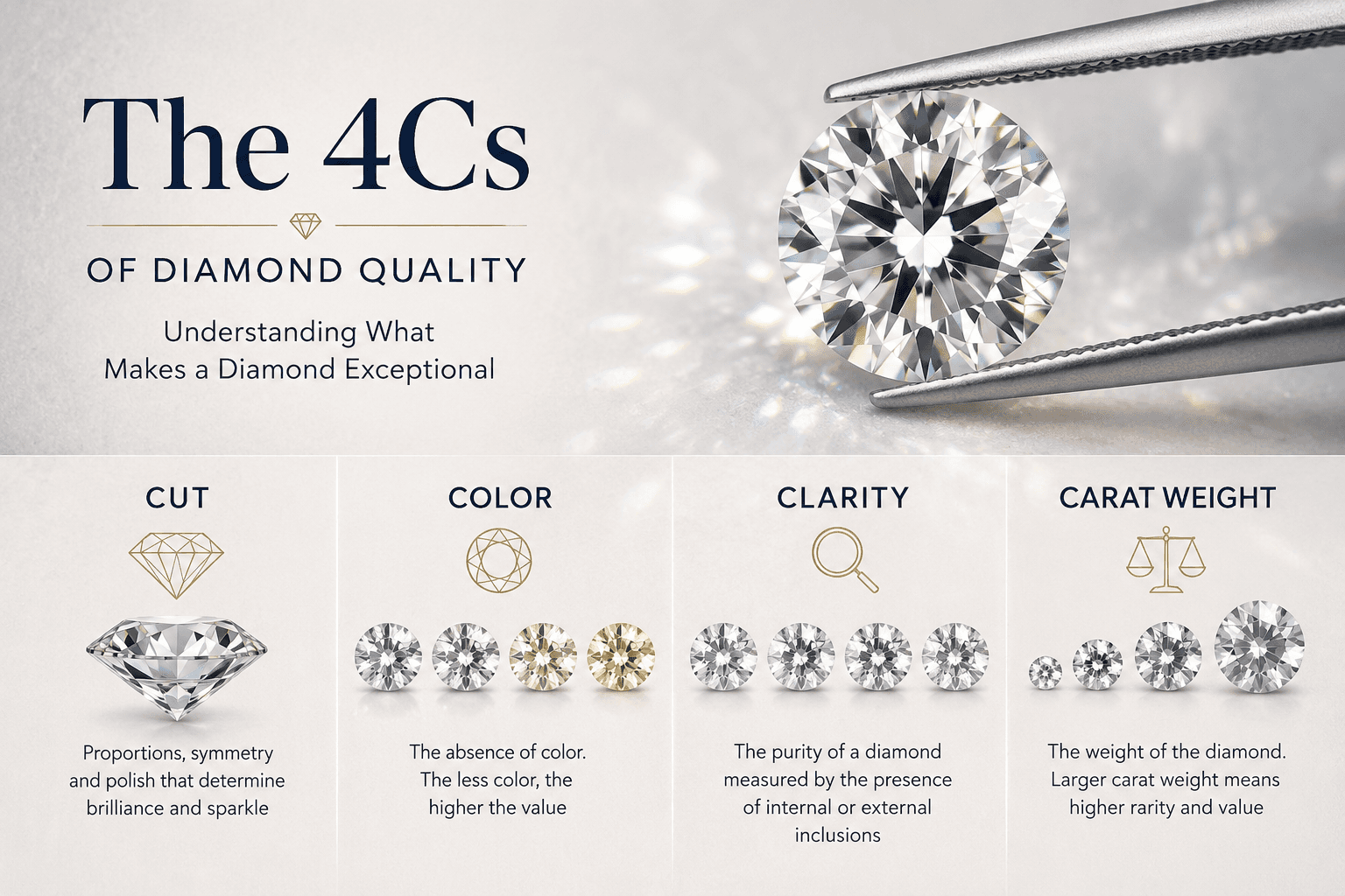 Diamond grading illustration